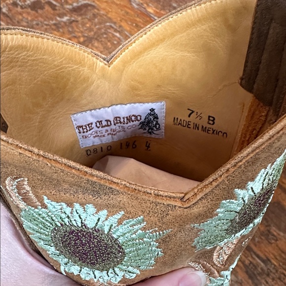 Old Gringo Sunflower Cowgirl Boots 7.5 - Picture 4 of 4